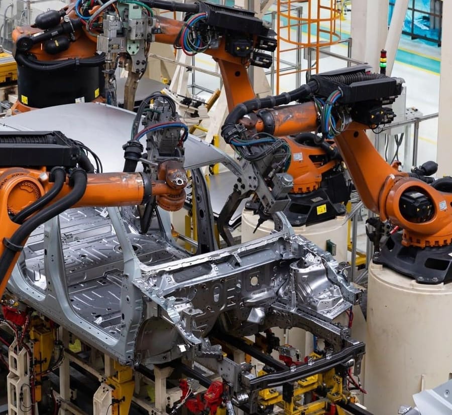 Linha de produção automatizada